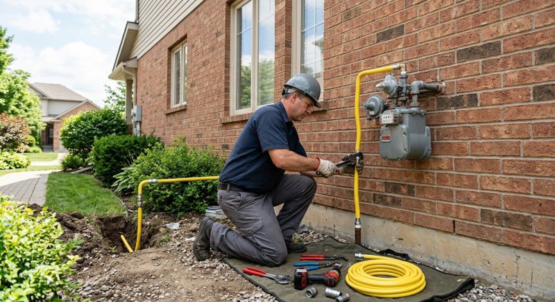Fire Pit Gas Line Installation in San Antonio, TX