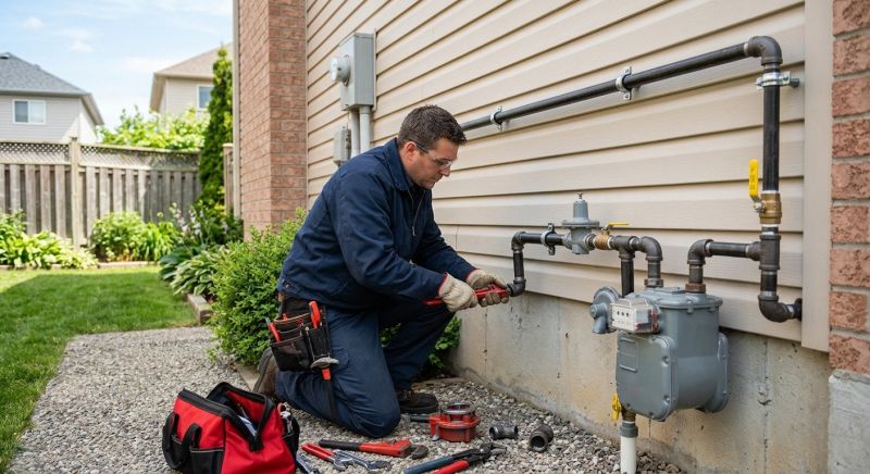 Propane Line Installation